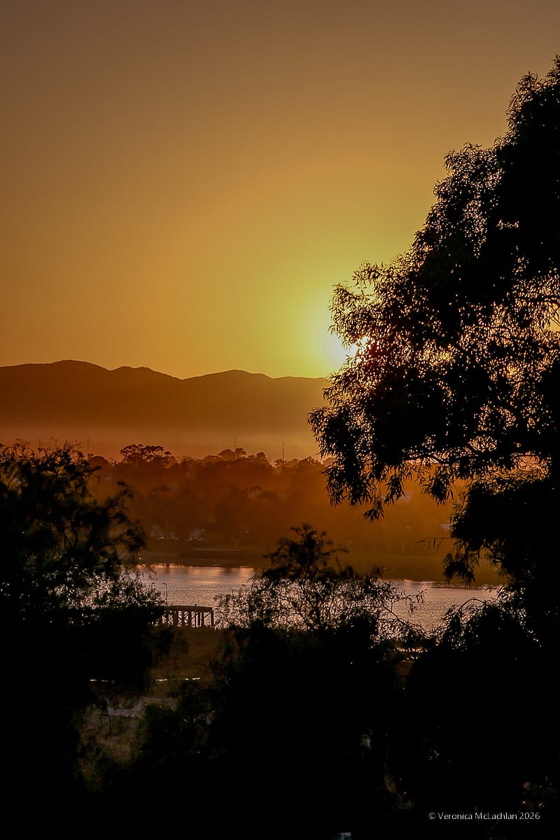 Summertime sunrise, Port Augusta, photograph 2 of 3