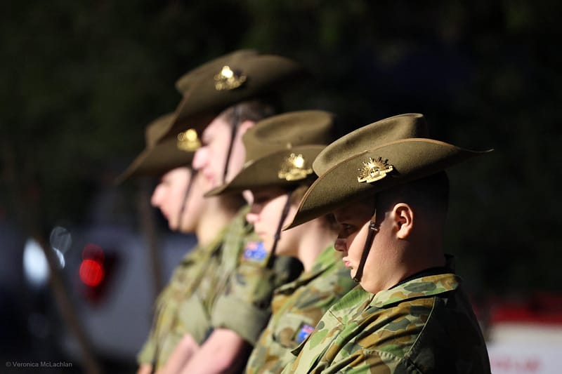 Anzac Day Dawn Service, Gladstone Square Port Augusta, photograph 2 of 4