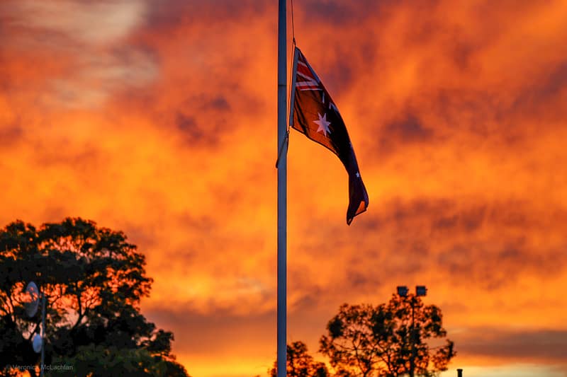 Anzac Day Dawn Service, Gladstone Square Port Augusta, photograph 1 of 4
